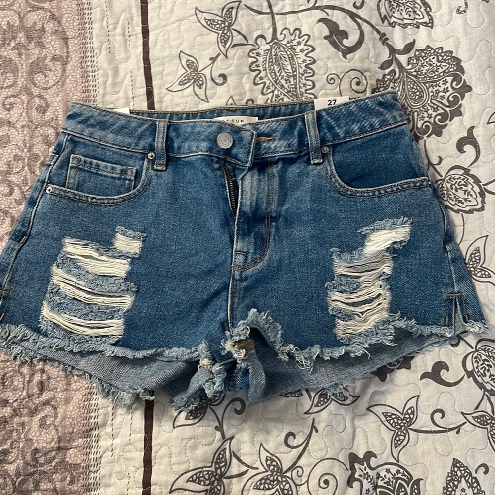 NWT high rise festival pacsun shorts